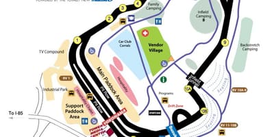 Bản đồ đường của Atlanta