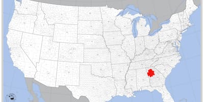 Atlanta trên bản đồ chúng tôi