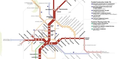 MARTA hệ thống bản đồ